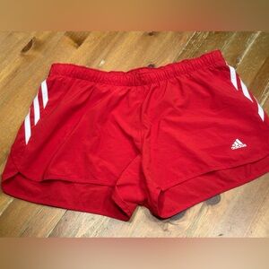 Vintage Adidas adizero Running Shorts with iconic White Stripes